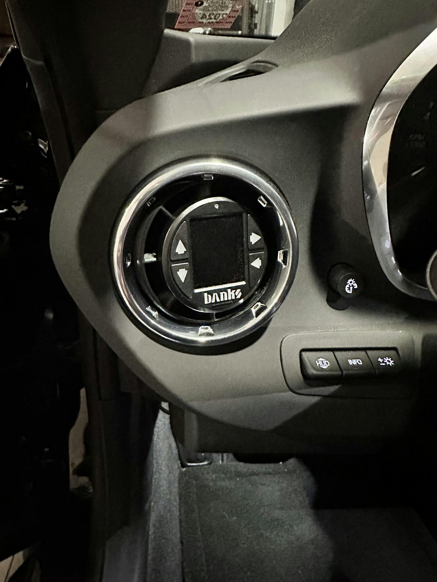 PazPodz 52mm Gauge Pod Adjustable HVAC Vent Insert fits Chevrolet Camaro (2016+)