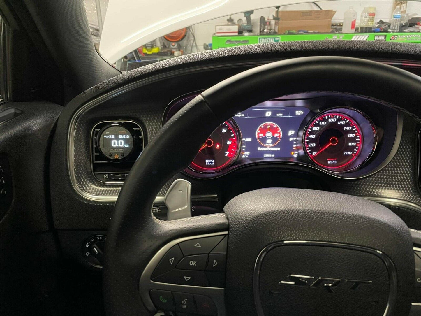 PazPodz 60mm Gauge Pod Driver Side HVAC Vent Insert fits Dodge Charger (2011+)