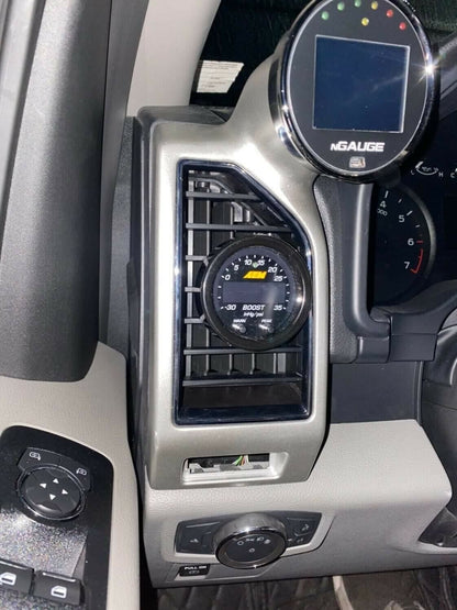 PazPodz 52mm Gauge Pod Driver Side HVAC Vent Insert fits Ford F150 (2015-2020)